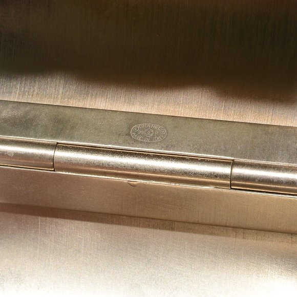 CHANEL Turquoise Logo Cuff - Picture 6 of 6